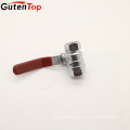 GutenTop HIgh Quality Long handle two way surface polishing zinc alloy ball valve